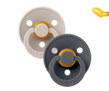Pack 2 Chupetas Anatómicas BIBS Sand/Iron - Tam.2 | 6+ meses Bibs