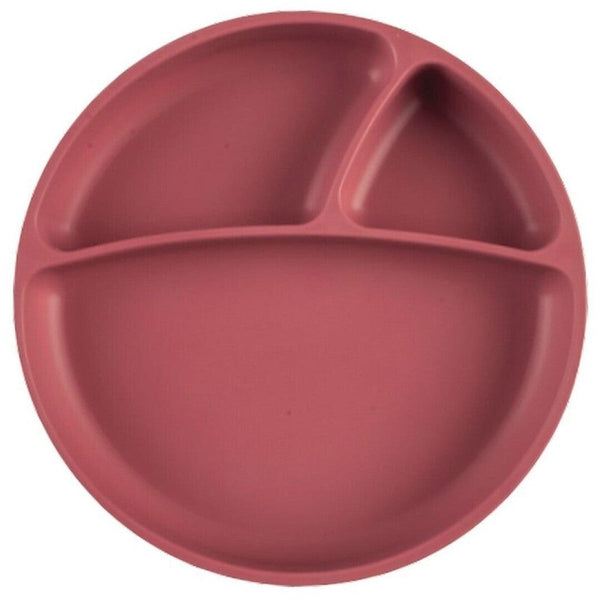 Prato de Silicone com Divisórias e Ventosa Minikoioi Velvet Rose - Minicool