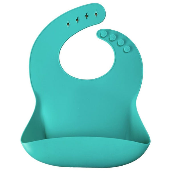 Babete de Silicone Minikoioi Aqua Green