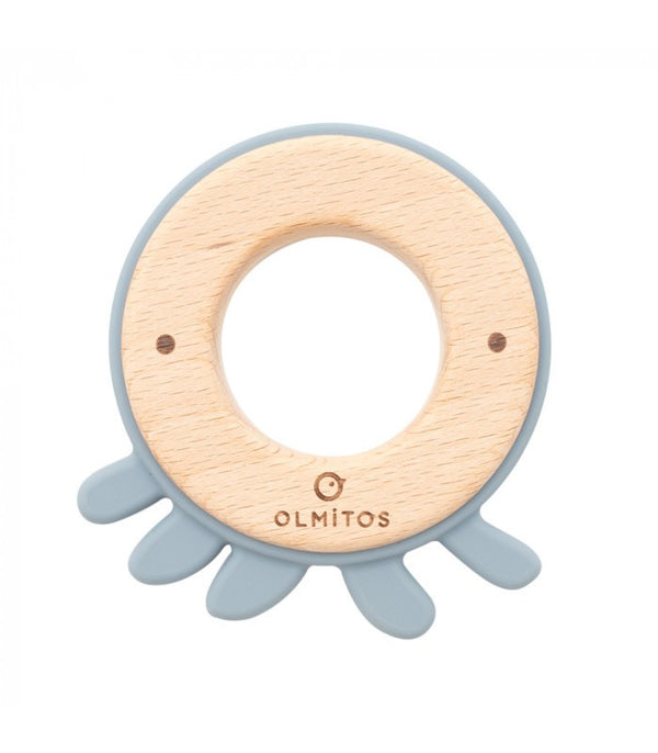 Mordedor de Madeira e Silicone Olmitos Polvo