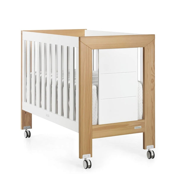 Cama de Grades CoSleep Trama Advance Branco Mate/Abeto 120x60cm