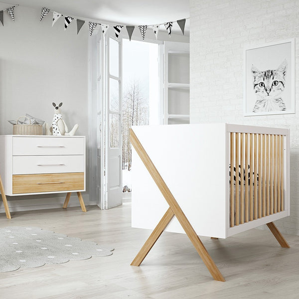 Cama de Grades Trama Artech Branco Mate/Tola 120x60cm
