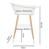 Conjunto de Banheira de Bebé Bébé-Jou Sense —  (Com Suporte Led) Sky Green Bebe-Jou