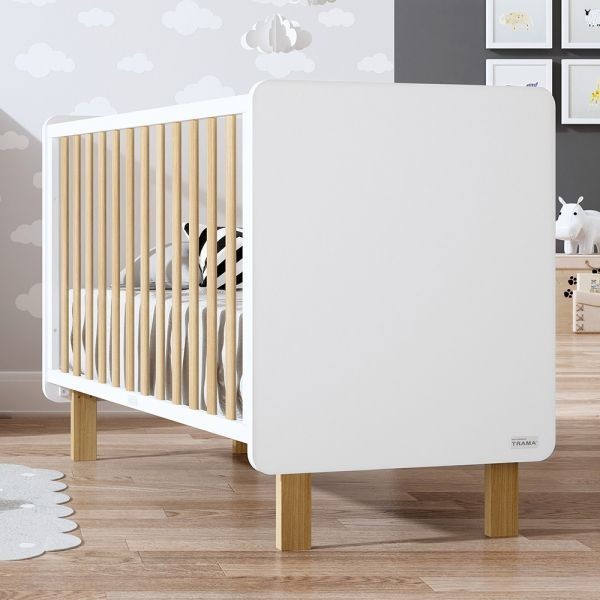 Cama Co-Sleep Musa Branco Mate/Tola