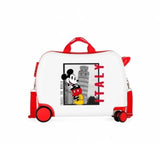 Mala de Viagem Trolley Infantil Mickey Italia 4 Rodas Joumma Bags