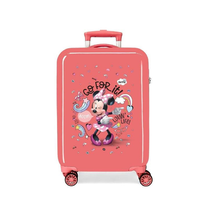 Mala de Viagem Trolley Infantil Minnie Loving Life 55 cm