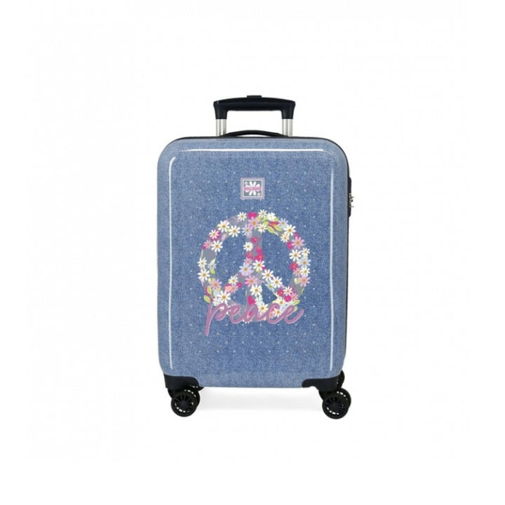 Mala de Viagem Trolley Infantil Roll Road Peace - 55 cm