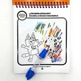 Bluey Livro com Marcador de Água Roxo Dreamtoys