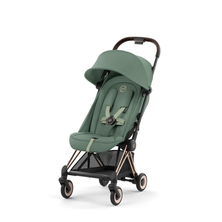 Carrinho Cybex Coya Rosegold  Leaf Green dark green