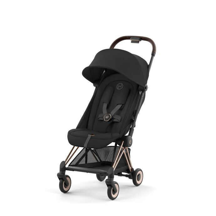 Carrinho Cybex Coya Rosegold Sepia Black black