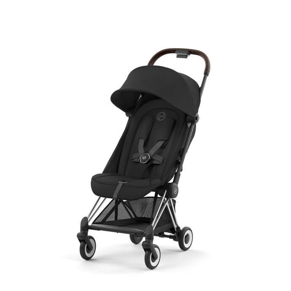 Carrinho Cybex Coya Chrome Dark Brown Sepia Black black