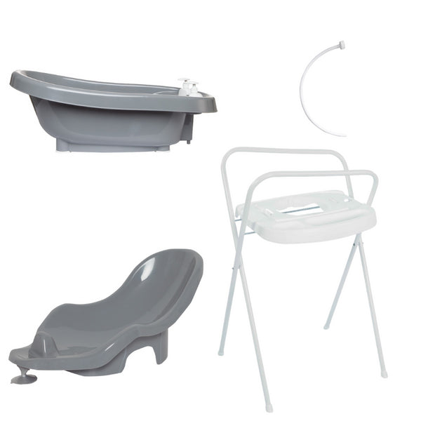 Conjunto de Banheira Thermo Bath Bebe Jou Griffin Grey