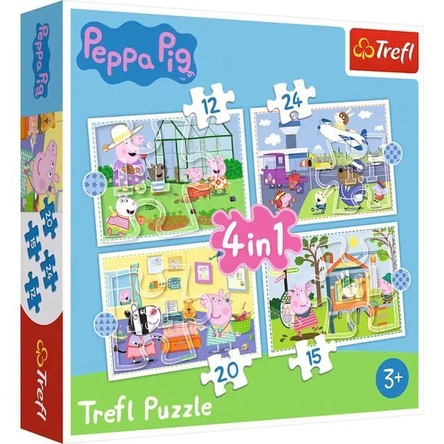 Trefl Puzzle 4 em 1 - Peppa Pig Trefl