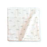 Bonjourbébé Musselina 120x120 cm Spring Cottage Verde Bonjourbébé