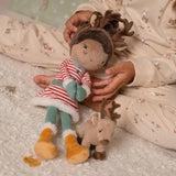 Boneca Natal Little Dutch Evi com Rena Little Dutch