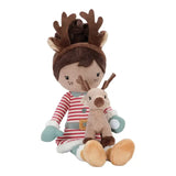 Boneca Natal Little Dutch Evi com Rena Little Dutch