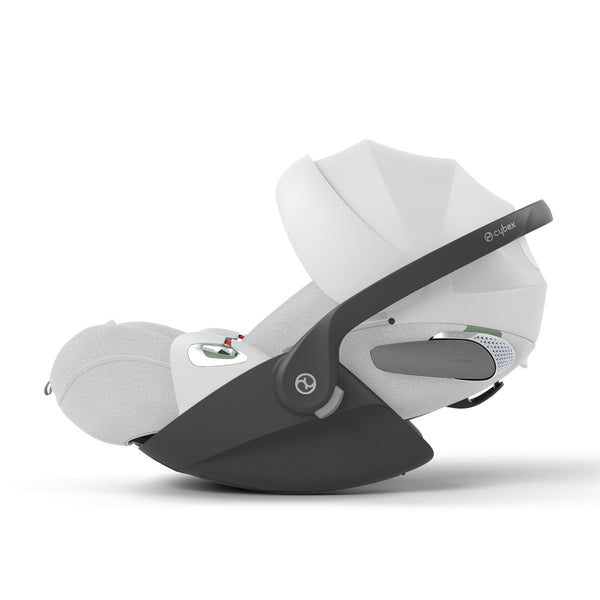 Cadeira Auto Cybex Cloud T i-Size Platinum White Plus – Reclinável, rotativa e compatível com travel system (0-24 meses)