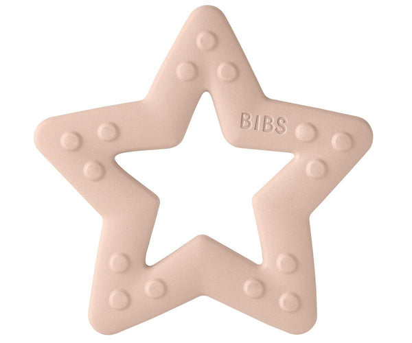 BIBS Mordedor Baby Bitie Estrela Blush