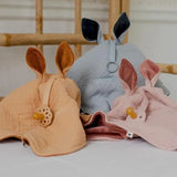 Doudou Kangoroo BIBS Sage/Hunter Green Bibs
