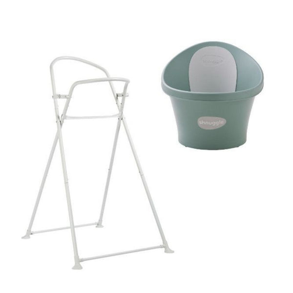 hnuggle Conjunto Banheira Eucalipto + Suporte