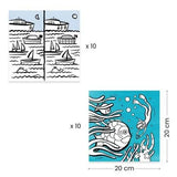 Dispensador Atividades de Colorir Djeco Oceano Djeco