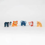 5 Peças Imanix Braintoys Animais Selva Braintoys