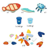 Jogo de Plasticina Djeco Myseacreatures Djeco