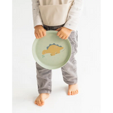 Saro Set Alimentação 5 Peças Wild Dinos Hortelã/Mostarda Saro