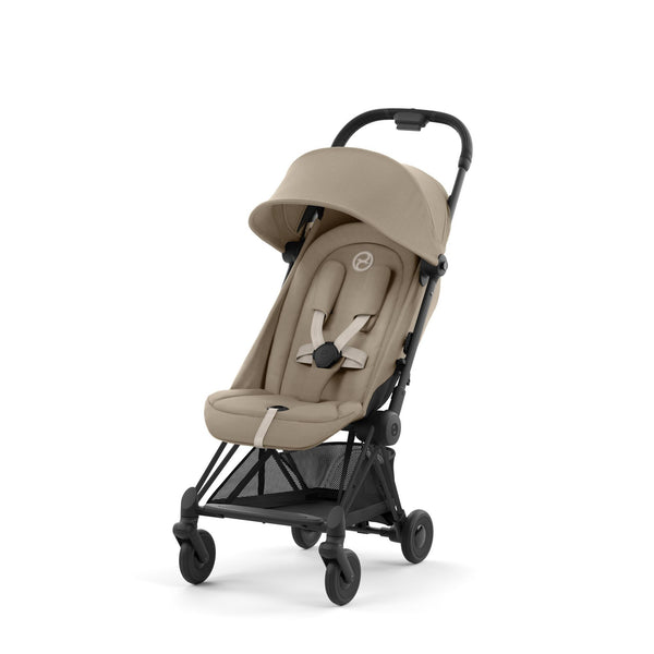 Carrinho de Bebé Cybex Coya Matt Black Cozy Beige