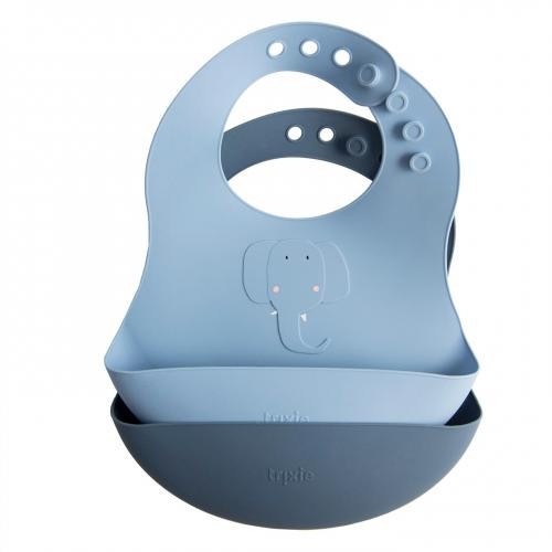Pack 2 Babetes em Silicone Trixie Mrs.Elephant