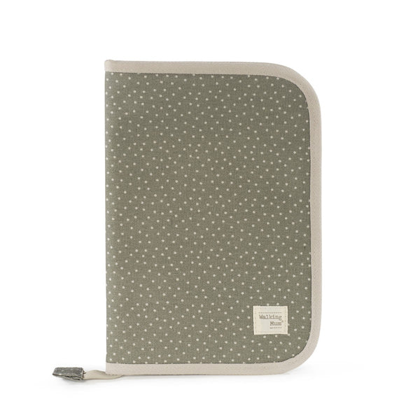 Walking Mum Porta Documentos Polka Dot Poppy Moss