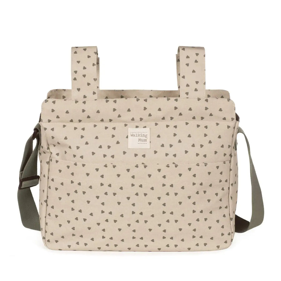 Walking Mum Bolsa Organizadora XL Hearts Poppy Moss Walking Mum