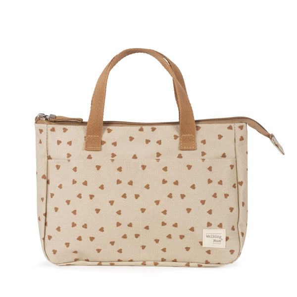 Walking Mum Necessaire Hearts Poppy Cinnamon