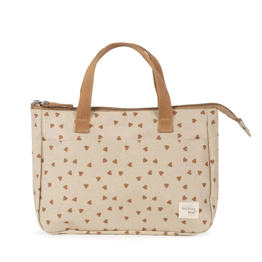 Walking Mum Necessaire Hearts Poppy Cinnamon Walking Mum