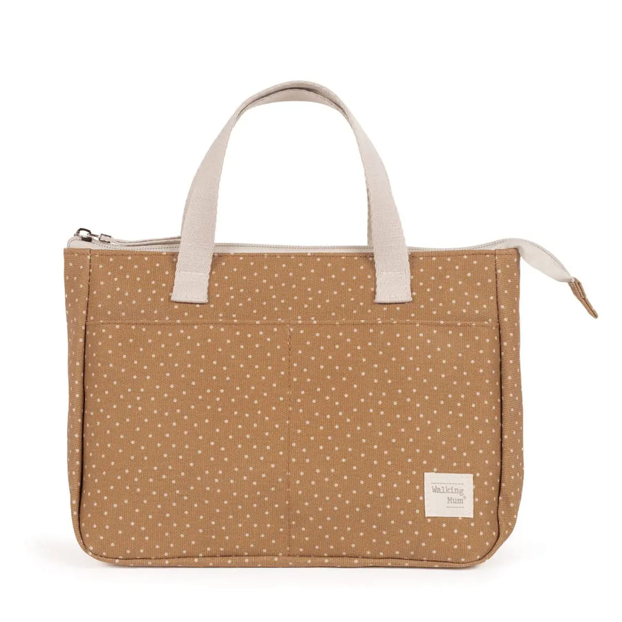Walking Mum Necessaire Polka Dot Poppy Cinnamon Walking Mum