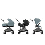 Carrinho de Bebé Melio Cybex Stormy Blue Cybex