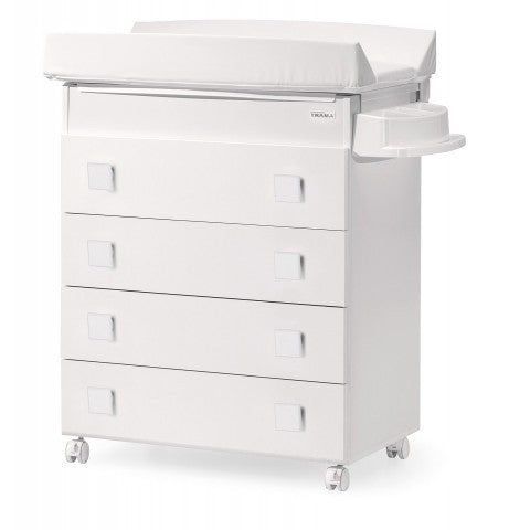 Puxador Cubo de Madeira Trama Ecoline Branco