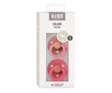 Pack 2 Chupetas Anatómicas BIBS Dusty Pink/Coral- Tam.1|0+ meses Bibs