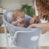 Shnuggle Banheira Pebble Grey com Encosto Branco Shnuggle
