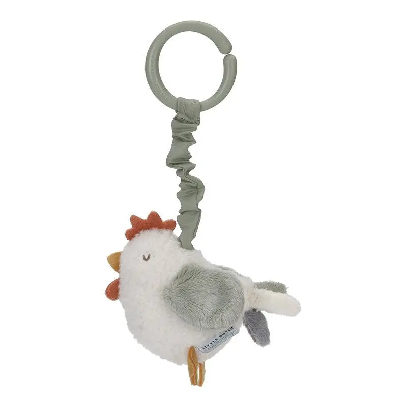 Brinquedo de Puxar Little Dutch – Galinha Little Farm Little Dutch