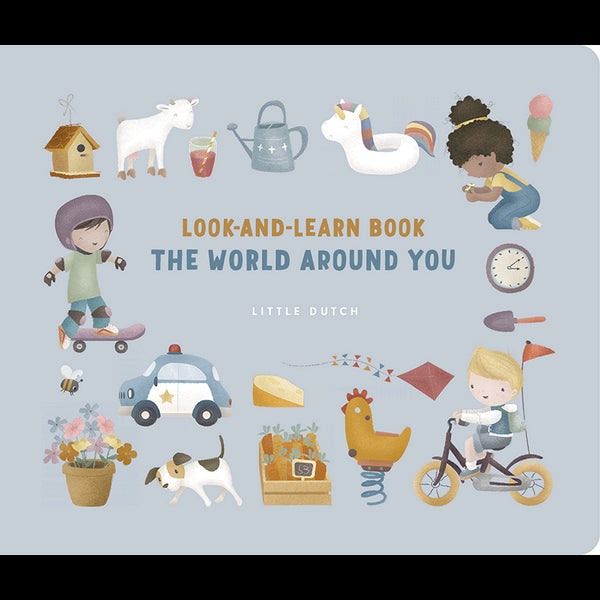 Little Dutch Livro em Inglês: Vê e Aprende – O Mundo em Redor
