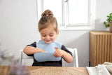 Babete de Silicone Lassig Happy Rascals Smile Sky Blue Lässig
