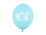 PartyDeco Balões "Mom to Be" Azul Pastel 30 cm PartyDeco