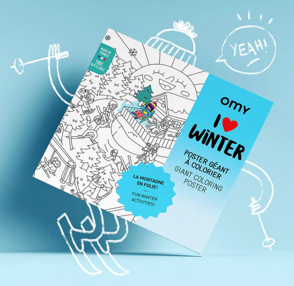 Omy Poster XL I Love Winter