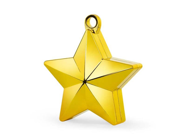 PartyDeco Peso Estrela Dourado Para Balões