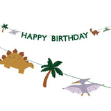 PartyDeco Bandeiras Happy Birthday Dino PartyDeco
