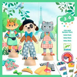 Djeco Atividade de Colagem Bonjour Paris Djeco