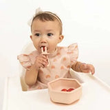 Tiny Twinkle Talheres Aprendizagem Silicone Bege Tiny Twinkle