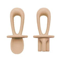 Tiny Twinkle Talheres Aprendizagem Silicone Bege