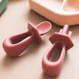 Tiny Twinkle Talheres Aprendizagem Silicone Bordô Tiny Twinkle